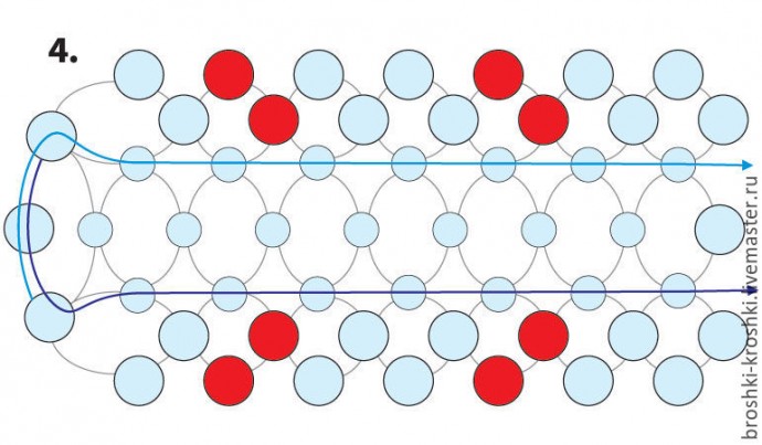 ​Плетём из бисера симпатичные новогодние сувениры: часть 2
