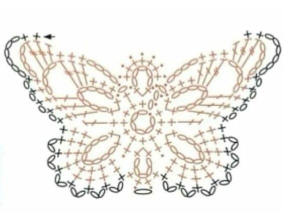 ​Самые разные бабочки крючком