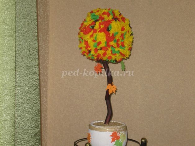 Топиарий из гофрированной бумаги: часть 2