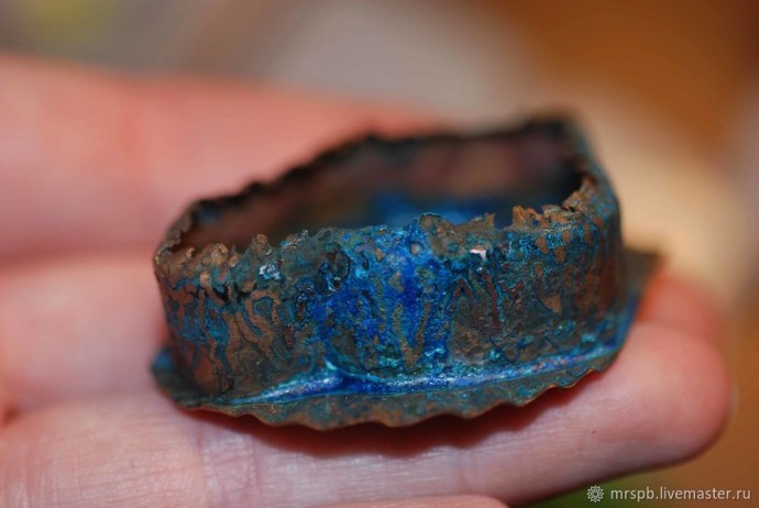 ​Делаем кулон из меди с заливкой ювелирной смолой: часть 1