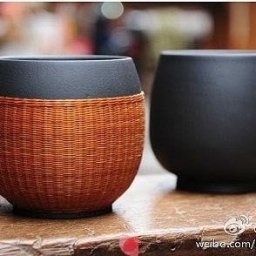 ​Горшки с оплеткой