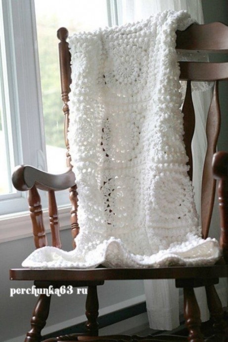 Красивый плед крючком Красивый плед крючком