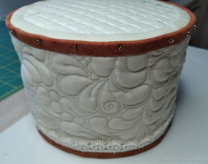 ​Шьем текстильную корзинку-торбочку: часть 3