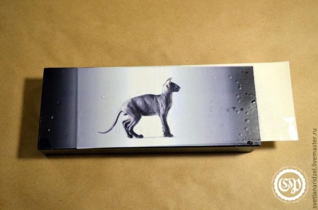 Шкатулка с кошкой: мастер-класс, часть 1