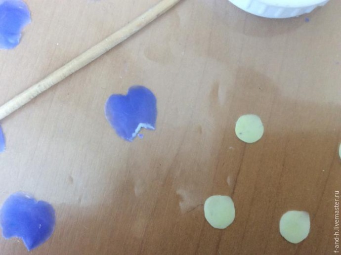 ​Делаем цветочек примулы: часть 1