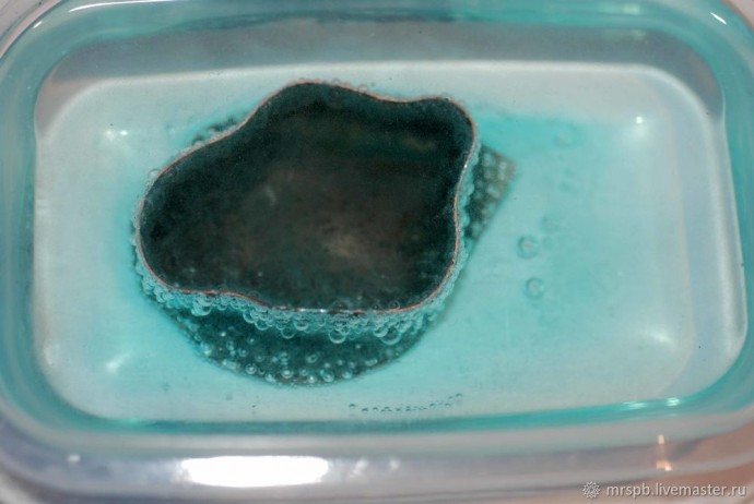 ​Делаем кулон из меди с заливкой ювелирной смолой: часть 1