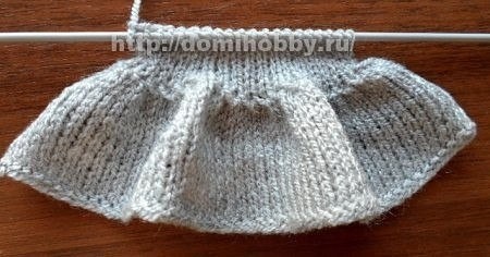 Вязание рюши спицами Вязание рюши спицами
