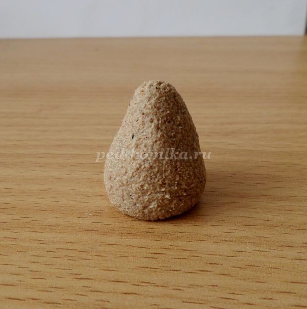 Ёлочная игрушка "Девочка якутка из опилок": часть 1