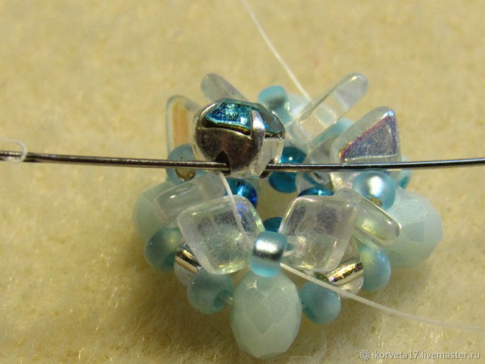Плетем серьги-гвоздики "Лотос": часть 1 Плетем серьги-гвоздики "Лотос": часть 1