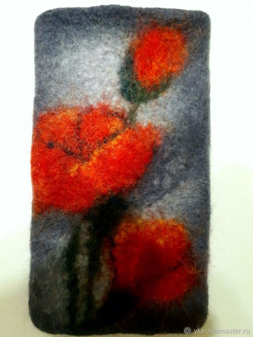 Создаем чехол для телефона методом мокрого валяния Создаем чехол для телефона методом мокрого валяния