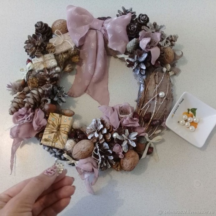 Создаём рождественский венок: часть 1 Создаём рождественский венок: часть 1