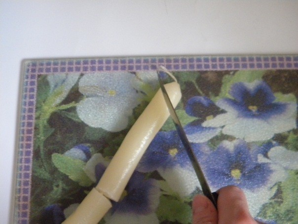 Свеча-мандаринка за 10 минут Свеча-мандаринка за 10 минут