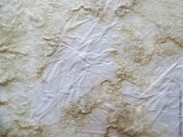 Валяние жилета в стиле "Гранж": нуно-войлок + кудри, часть 2