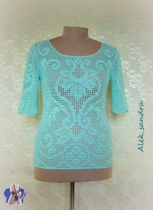 Ажурная кофточка Ажурная кофточка