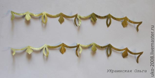 ​Декор шкатулки в технике аппликация соломкой: часть 2