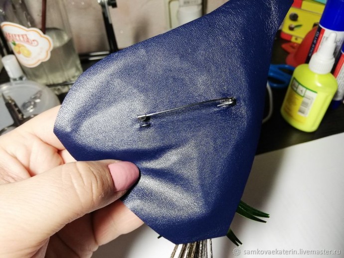 Делаем брошь "Колибри": часть 3