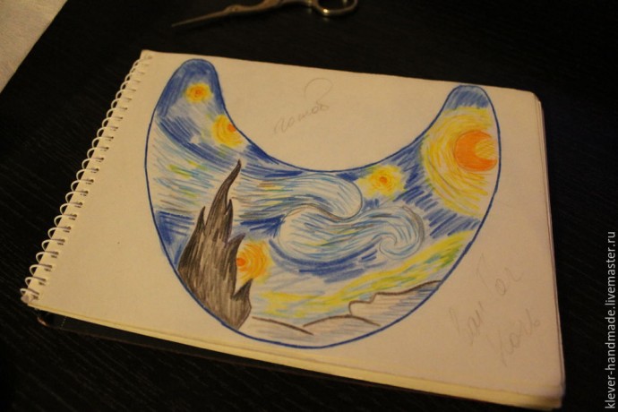 Создаем колье из бисера "Звездная Ночь": часть 1 Создаем колье из бисера "Звездная Ночь": часть 1