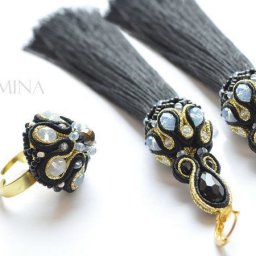 Сутажные серьги-кисти "Оскары": мастер-класс, часть 2