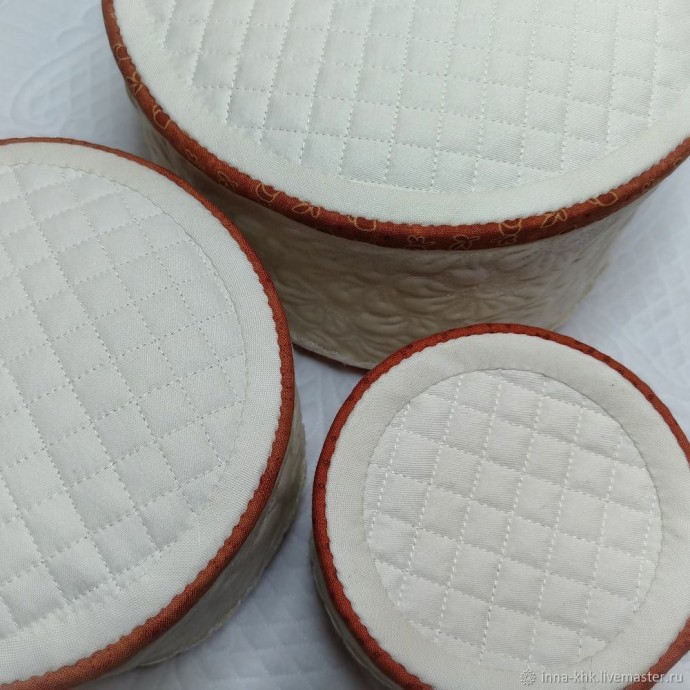 ​Шьем текстильную корзинку-торбочку: часть 3