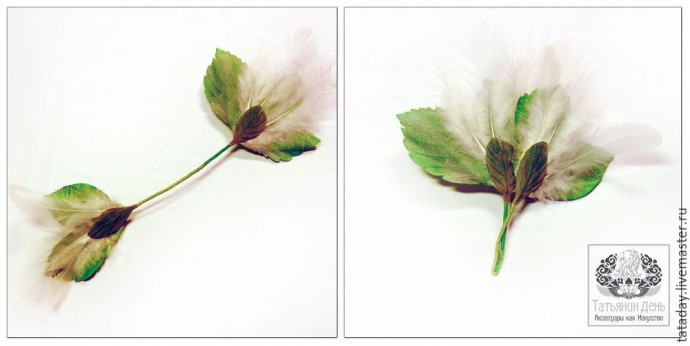 ​Создаем кожаную брошь-розу: часть 3