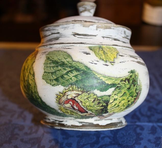 ​Искусственное состаривание "Горшочек для хранения": часть 3