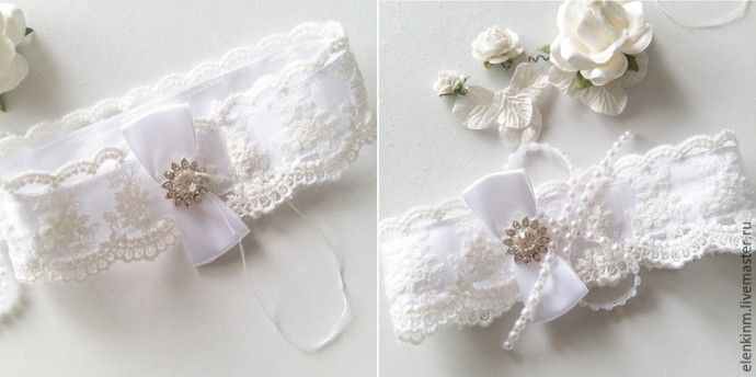 Кружевной браслет для подружки невесты: часть 2