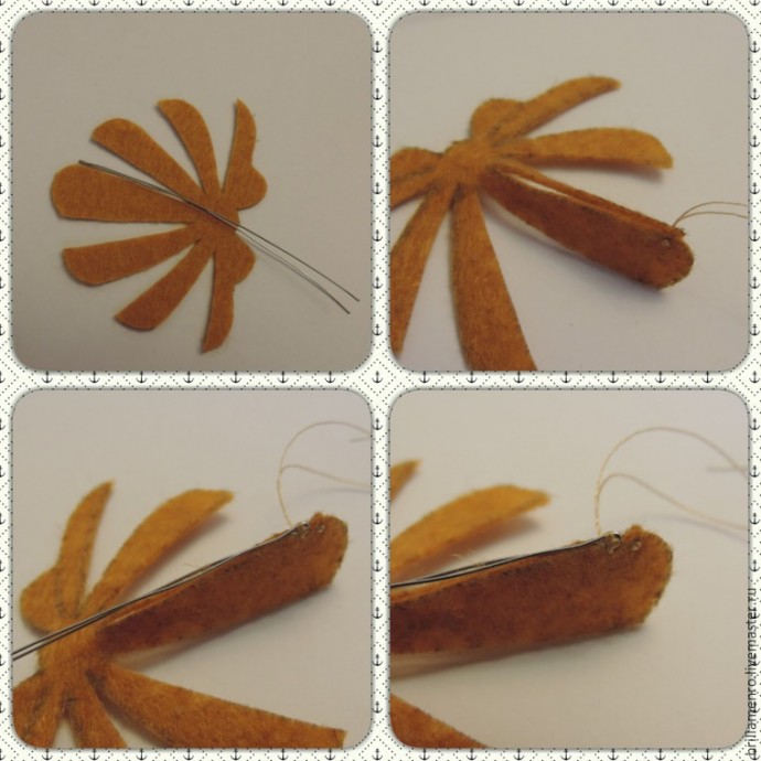 Создаём 3D-колье "Дар моря" в технике вышивка бисером: часть 1