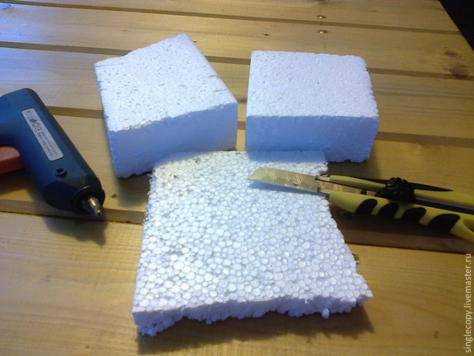 Делаем топиарий с золотыми орешками