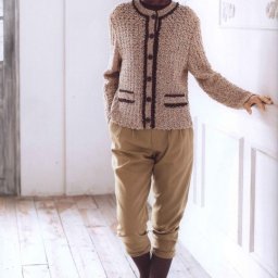 ​Элегантный жакет крючком