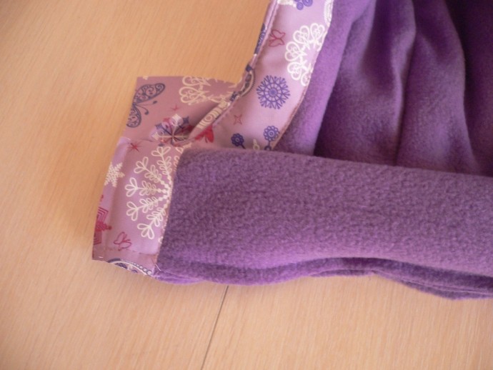 Обработка капюшона с трикотажным воротником Обработка капюшона с трикотажным воротником