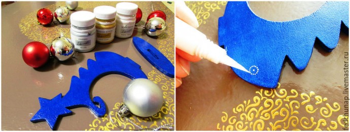 ​Новогодняя ёлочка из фанеры: часть 2