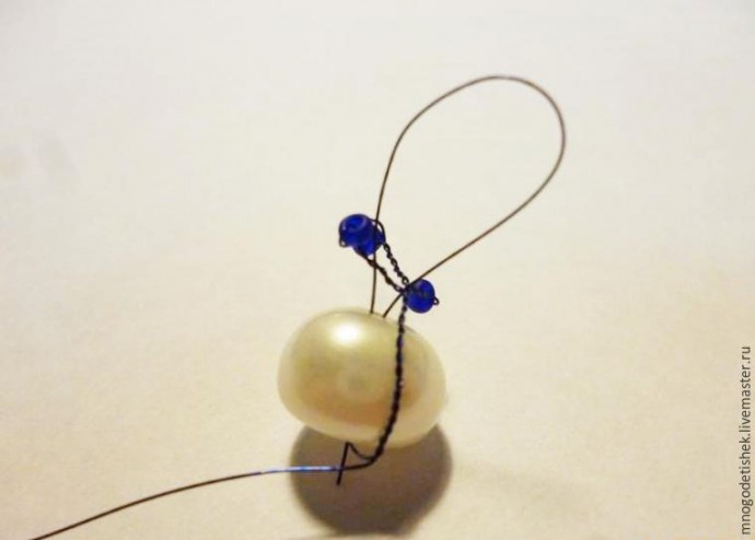 ​Создаем брошь в стиле гжель: часть 2