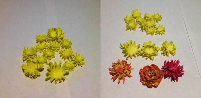 ​Создаем цветы из фоамирана для образа на фотосессию: часть 1