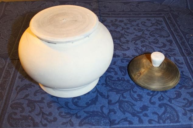 ​Искусственное состаривание "Горшочек для хранения": часть 1