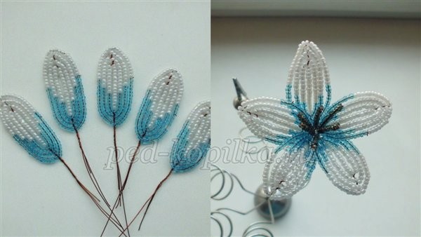 Цветы из бисера "Чудная фантазия": часть 2