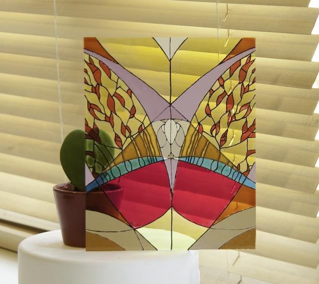 ​Мастер-класс по росписи по стеклу: часть 2