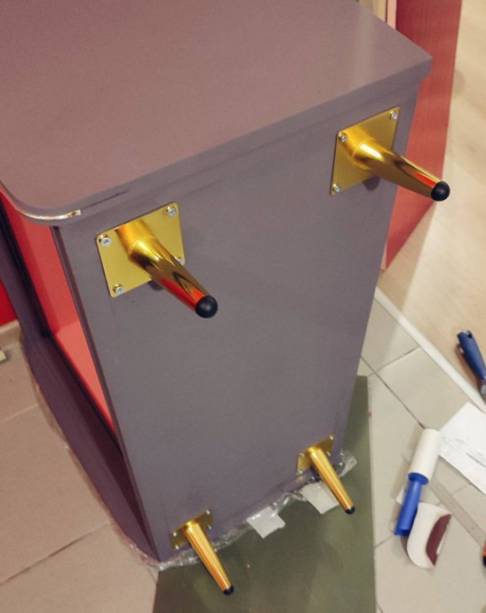 Реставрация винтажной тумбы: часть 2