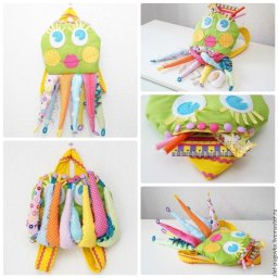 ​Шьем веселый рюкзак-осьминожку для малыша