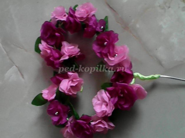 ​Топиарий "Дерево любви": часть 3