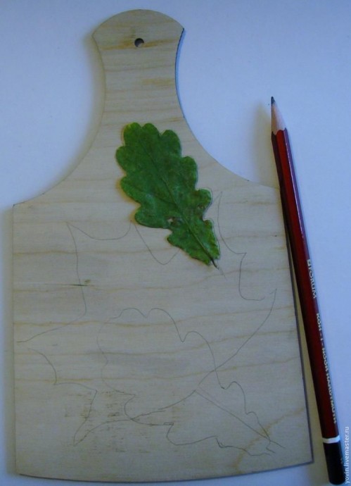 Украшаем разделочную доску