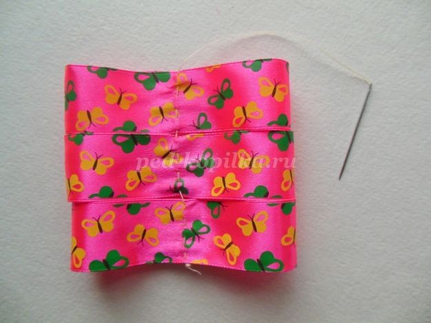 Бантики из атласной ленты: часть 2