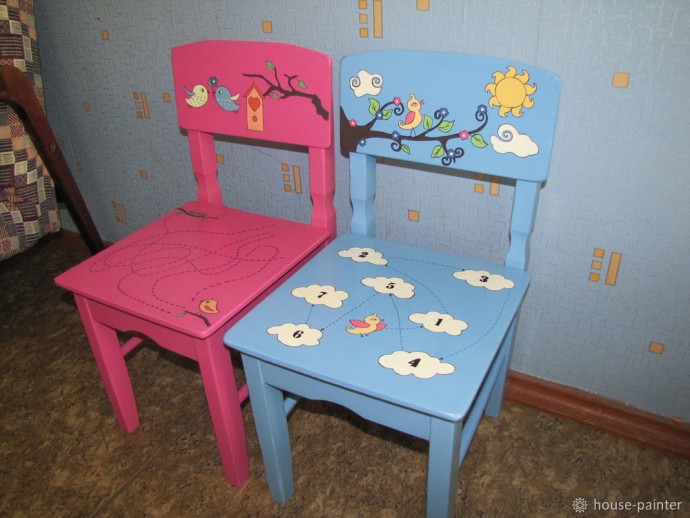 Мастерим необычный детский стульчик-развивалку