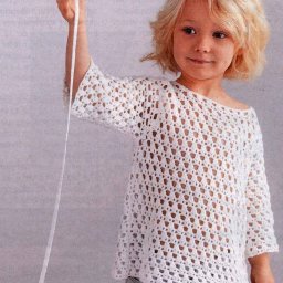 Ажурная туника для малышки