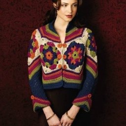 Разноцветный жакет