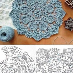 ​Самые красивые салфетки крючком