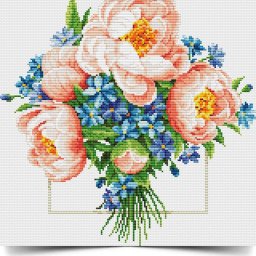 Вышиваем восхитительные букеты цветов