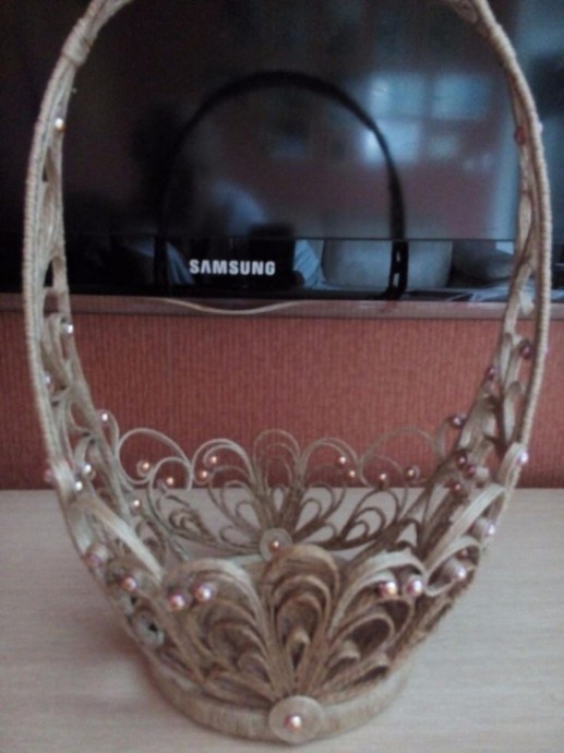 Джутовые корзинки