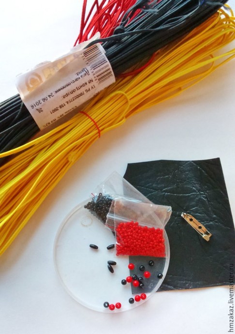 ​Сутажная брошь по мотивам русских узоров и орнаментов: часть 1