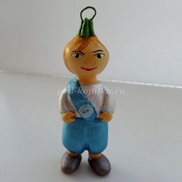 Ёлочная игрушка "Чиполлино": часть 4