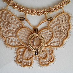 ​Колье "Кружевная бабочка": мастер-класс, часть 4